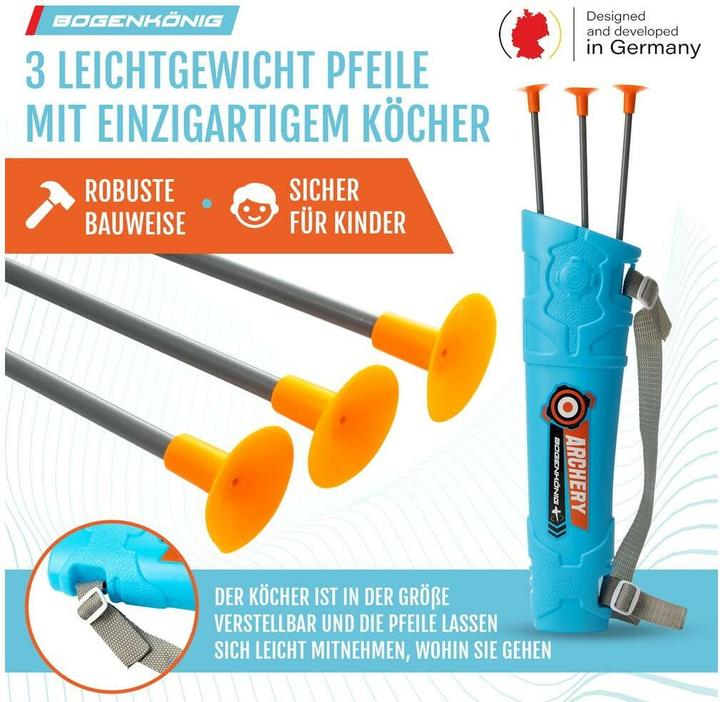 Actual product image Bogenkönig Bogenschiess-Set 7-teilig