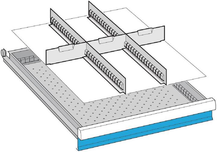 Produktbild Lista Trennwand