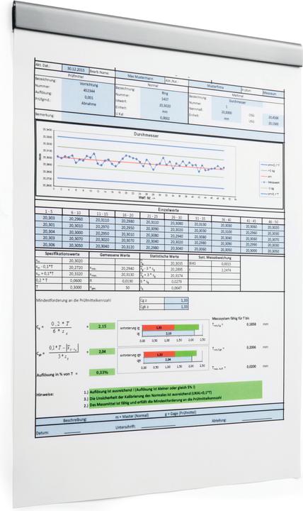 Image du produit Durable Durafix-Rail 210 argent métal. (5 x)