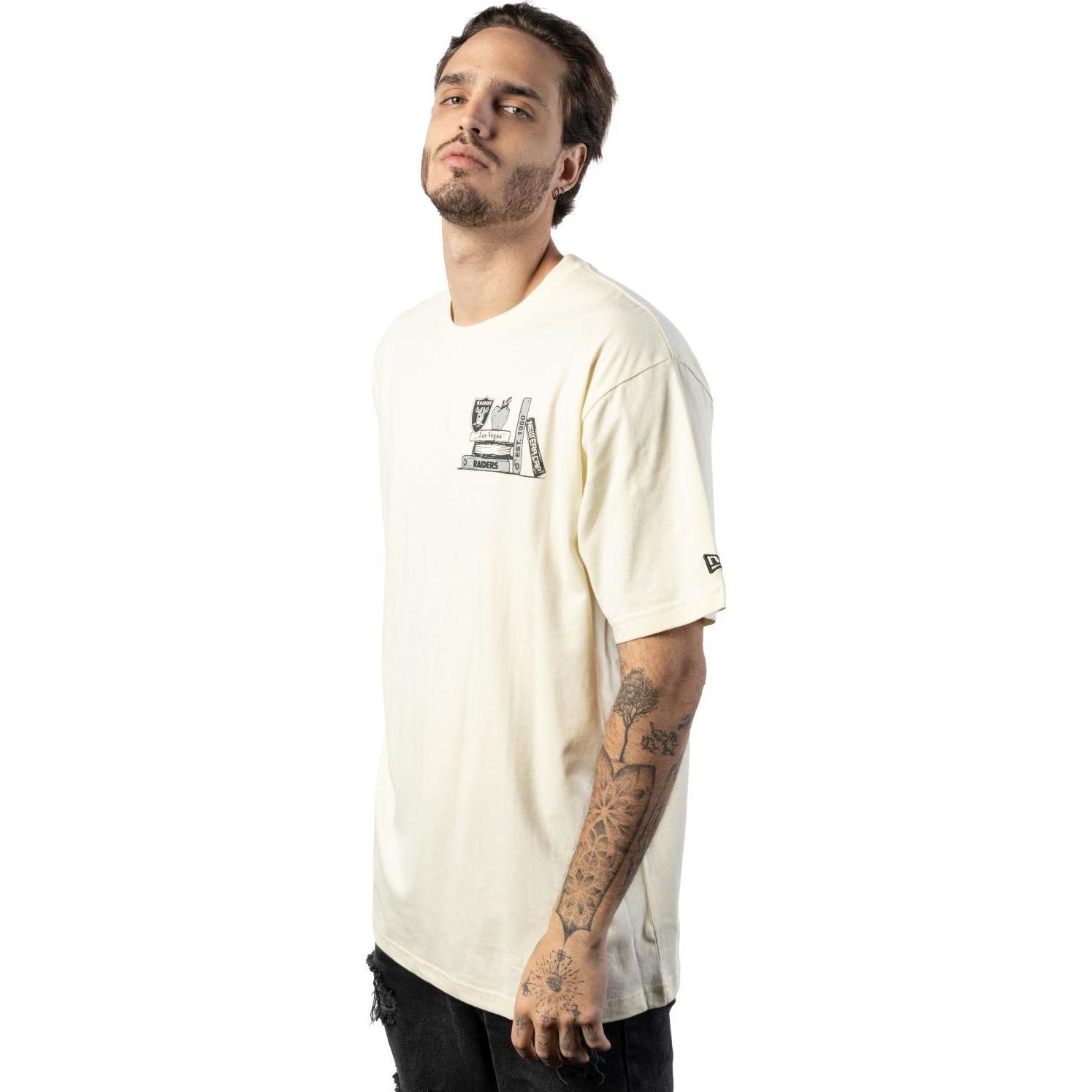 Thumbnail - New Era, Herren, Shirt, Oversized Shirt - BOOK CLUB Las Vegas Raiders - XXL, Schwarz, (XXL)