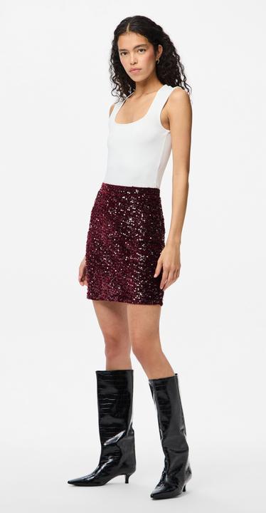 Produktbild Pieces PCKAM PAILLETTEN Minirock (M)