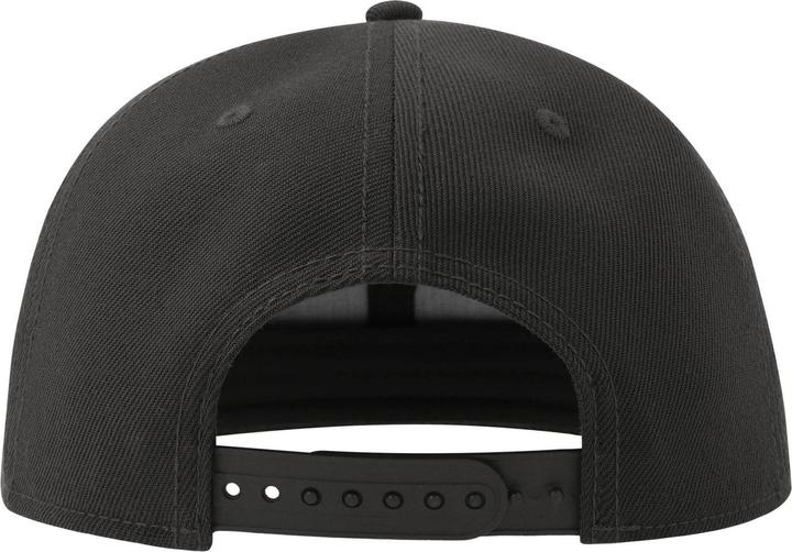 Actual product image Atlantis Unisex Adult 6 Panel Sustainable Flat Peak Baseball Cap (One size)