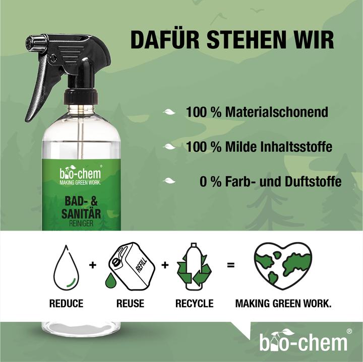 Actual product image Bio-chem Bathroom and Sanitary Cleaner Refill 1 l