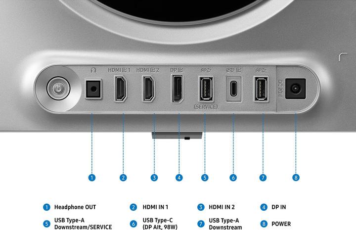 Produktbild Samsung G80SH (3840 x 2160 Pixel, 27")
