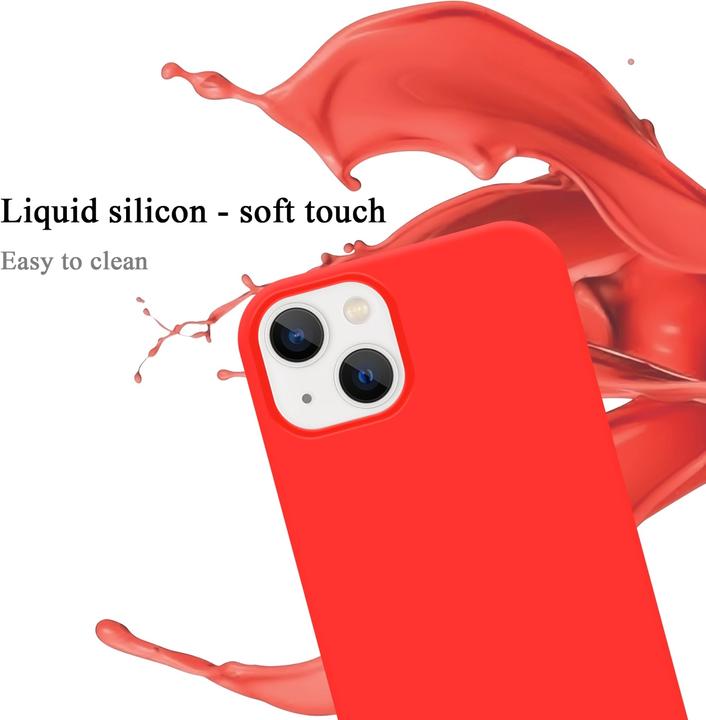 Produktbild Cadorabo Hülle für Apple iPhone 14 im TPU Liquid Silicone Case Style (Apple iPhone 14)