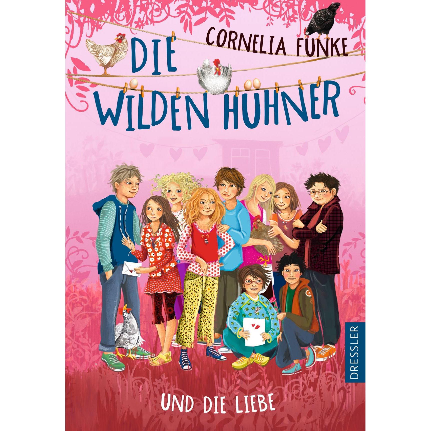 Die Wilden Hühner und die Liebe, Kinderbücher von Cornelia Funke, Florentine Prechtel