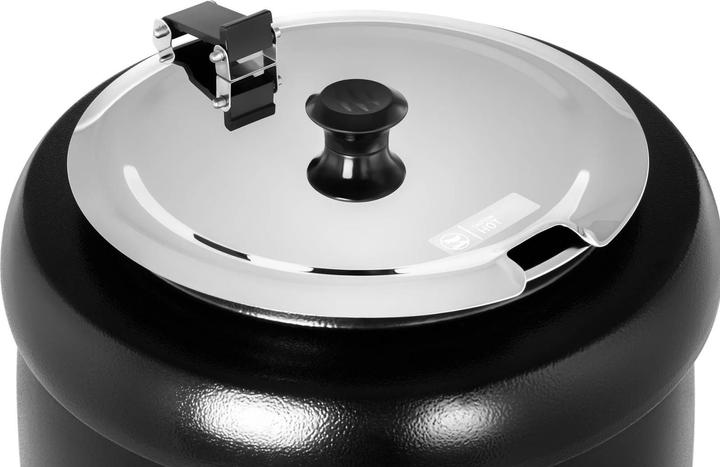Actual product image Royal Catering Soup Kettle electric - 10 L - 400 W - black (Stainless steel)
