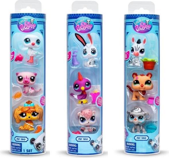 Produktbild Littlest Pet Shop Set mit 3 Figuren, Serie 2, Mix