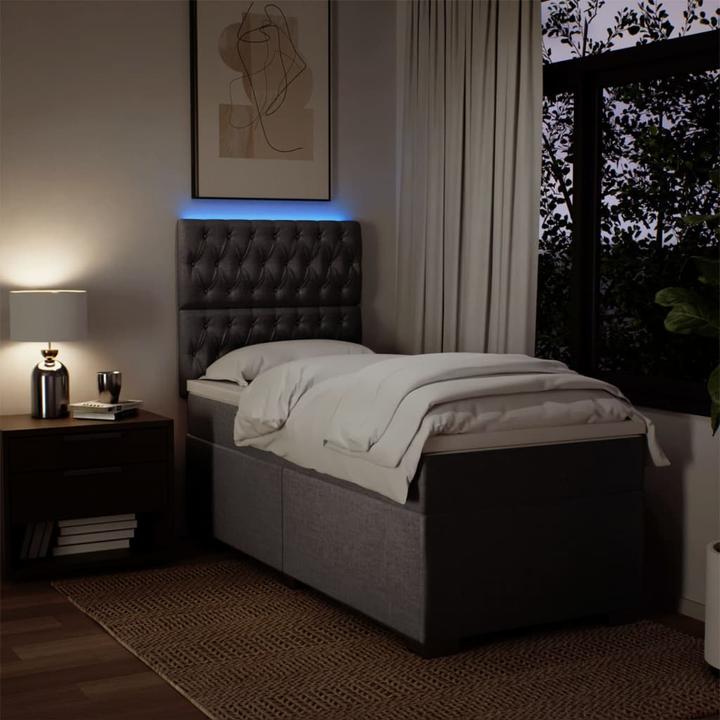 Image du produit VidaXL Bo x lit de saut avec matelas 120 x 190 cm Tissu (120 x 190 cm)