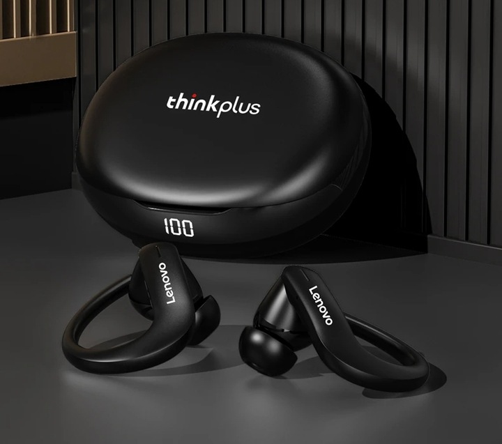 Actual product image Lenovo Thinkplus LivePods T50 wireless in-ear headphones black