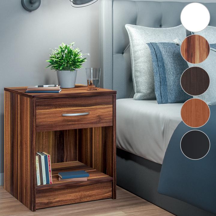 Actual product image Casaria Nightstand (50 x 40 x 35 cm)