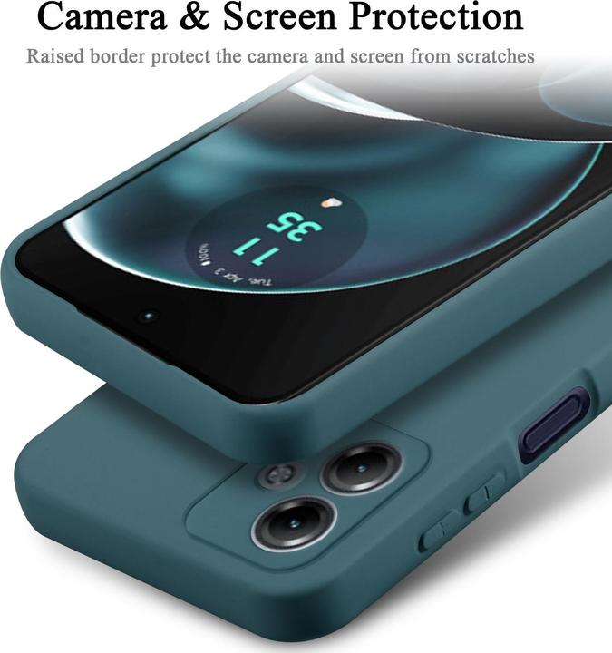 Actual product image Cadorabo Case for Motorola Moto G14 TPU in liquid protection silicone design (Motorola Moto G14)
