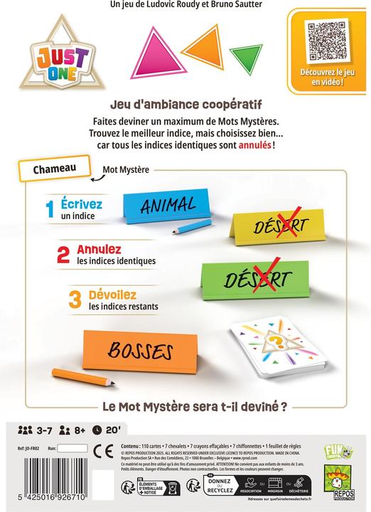 Image du produit Asmodée Tischspiel Asmodee Just One