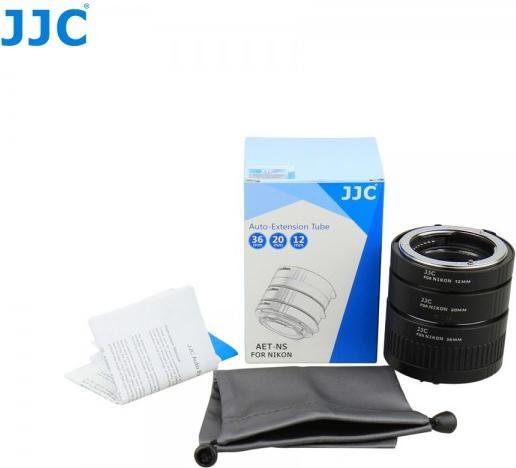 Actual product image JJC Set macro extension ring 12/20/36mm for Nikon