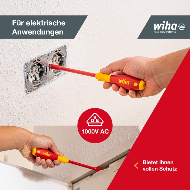Actual product image Wiha VDE screwdriver set 5 pieces (External hexagon)