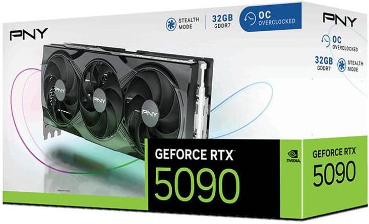 Actual product image PNY GeForce RTX 5090 OC (32 GB, GDDR7)
