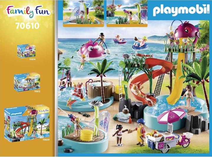 Immagine prodotto Playmobil Piscina piccola con spruzzatore d'acqua (70610, Divertimento in famiglia Playmobil)
