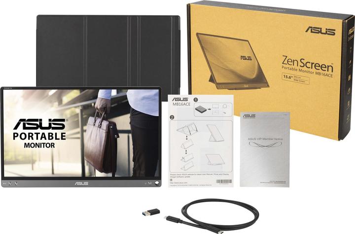 Image du produit ASUS ZenScreen MB16ACE (1920 x 1080 pixels, 15.60")