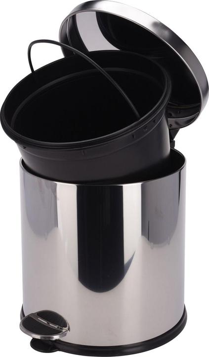 Image du produit Casativo Poubelle, Poubelle à pédale, 20 litres, inox (20 l)