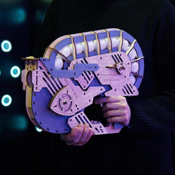 Immagine prodotto Eco Wood Art Pistola PING-PONG - Kit di costruzione in legno 3D
