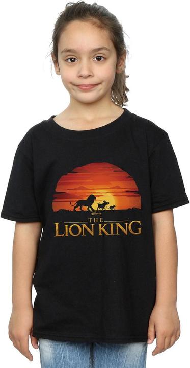 Produktbild Disney The Lion King Movie Sunset Logo TShirt Mädchen (152, 158)