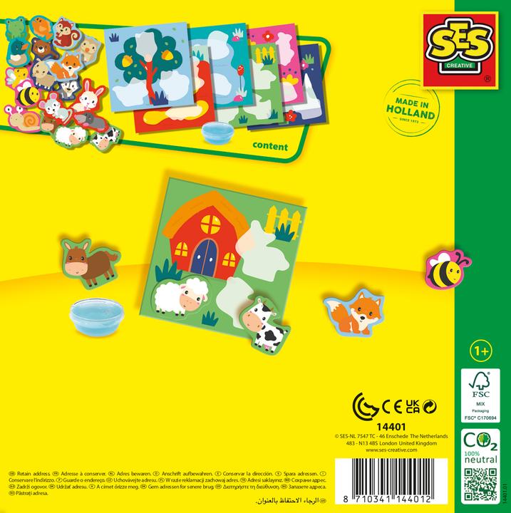 Actual product image Ses 14401 My First Where Do I Live Stick Animals