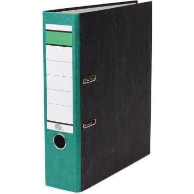 Soennecken, Ordner, Ordner DIN A4 80mm Recycling Pappe grün (A4, 80 mm, 1 x)
