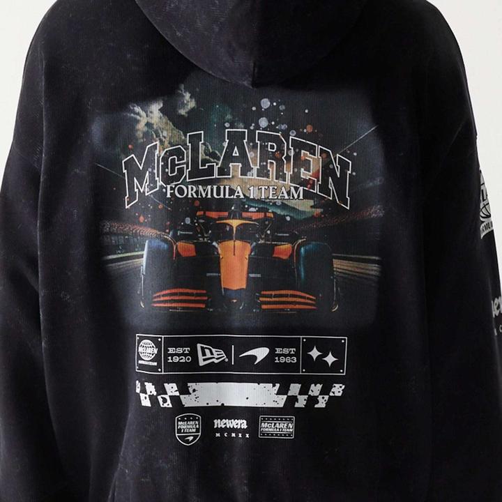 Produktbild New Era McLaren Racing Kapuzen-Sweatshirt mit vollem Reissverschluss Graphic (XS)