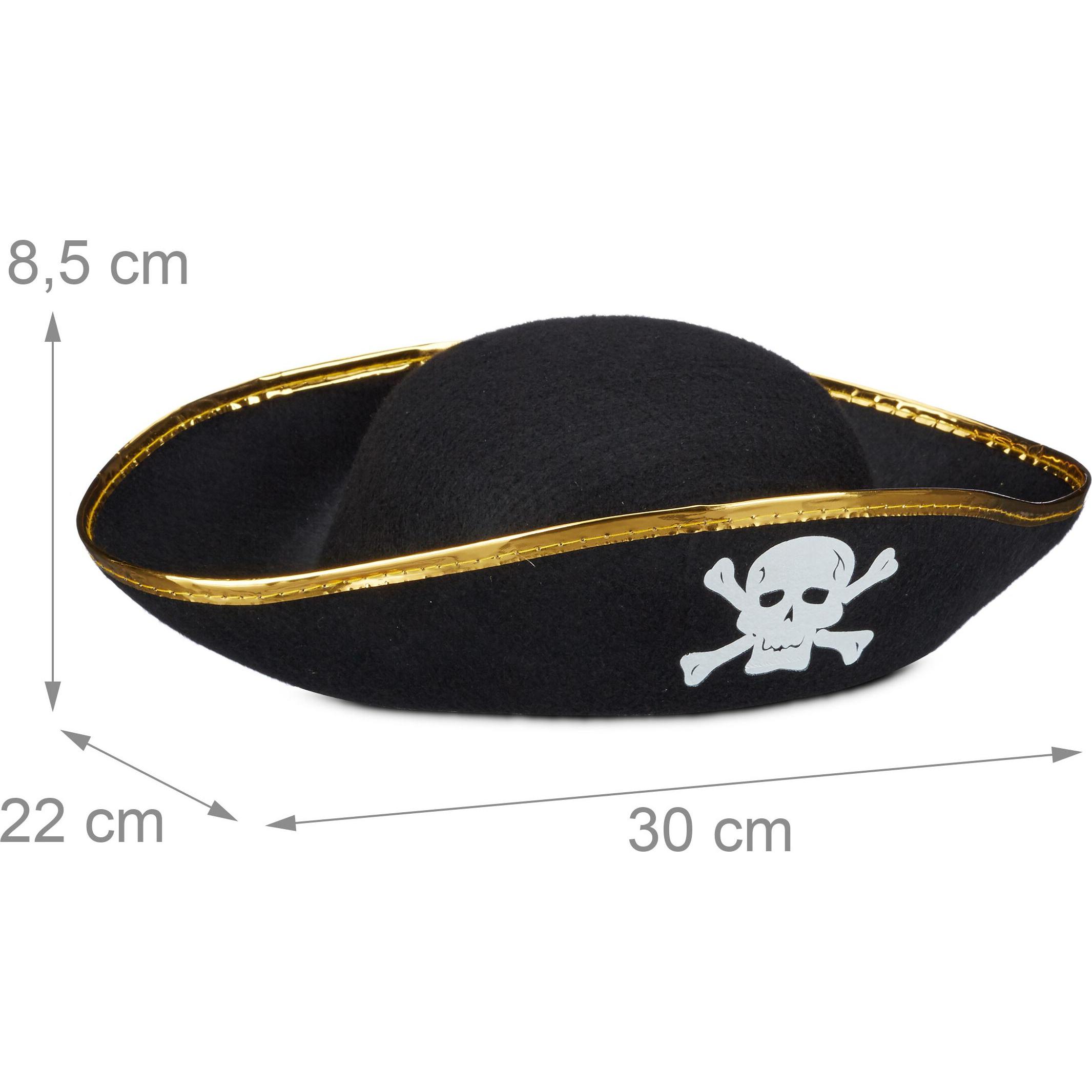 Thumbnail - Relaxdays 6x Piratenhut