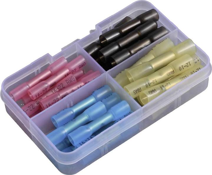 Produktbild Quadrios 23C494 Stossverbinder 0.5 mm² 6 mm² Rot, Blau, Schwarz, Gelb 45 St.