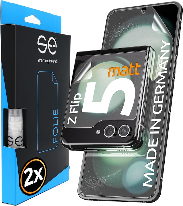 Actual product image Smart Engineered se 3D protective film Samsung Galaxy Z Flip 5 anti-reflective (2 pieces) (2 Piece, Samsung Galaxy Z Flip5)