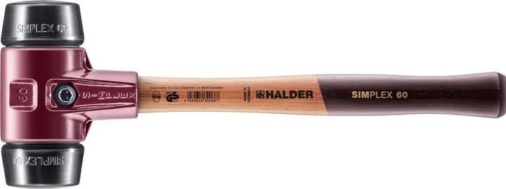 Produktbild Halder SIMPLEX-Schonhammer 60 GUMMIKOMPOSITION TE SIMPL (1550 g)