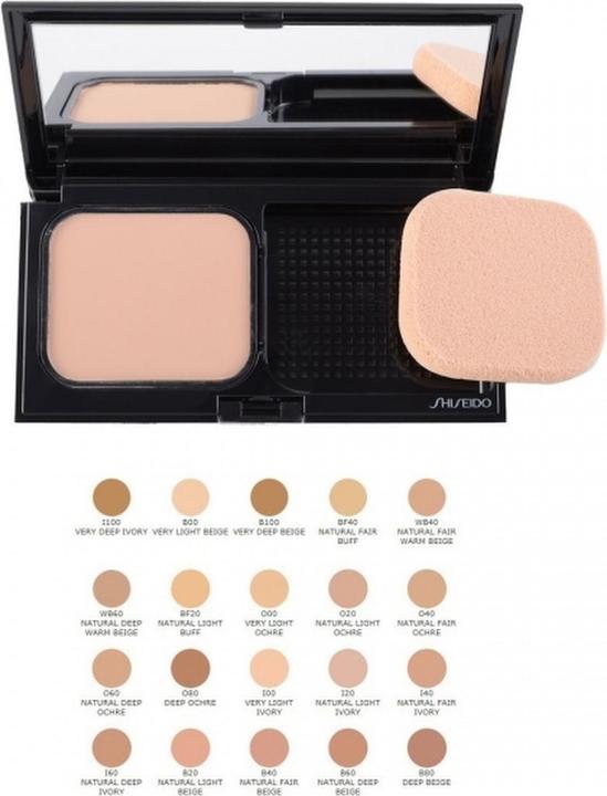 Shiseido Sheer Matifying Compact, Oil-Free, Long Lasting, Compact Foundati (O20 Natural Light Ochre)