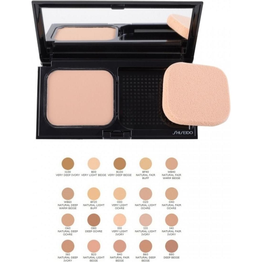 Shiseido, Fondotinta, Sheer Matifying Compact, Oil-Free, Long Lasting, Compact Foundati (O20 Ocra chiaro naturale)