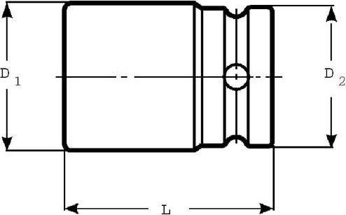 Image du produit Bahco POWER SOCKET 1/2 drive, 21mm (21 mm)