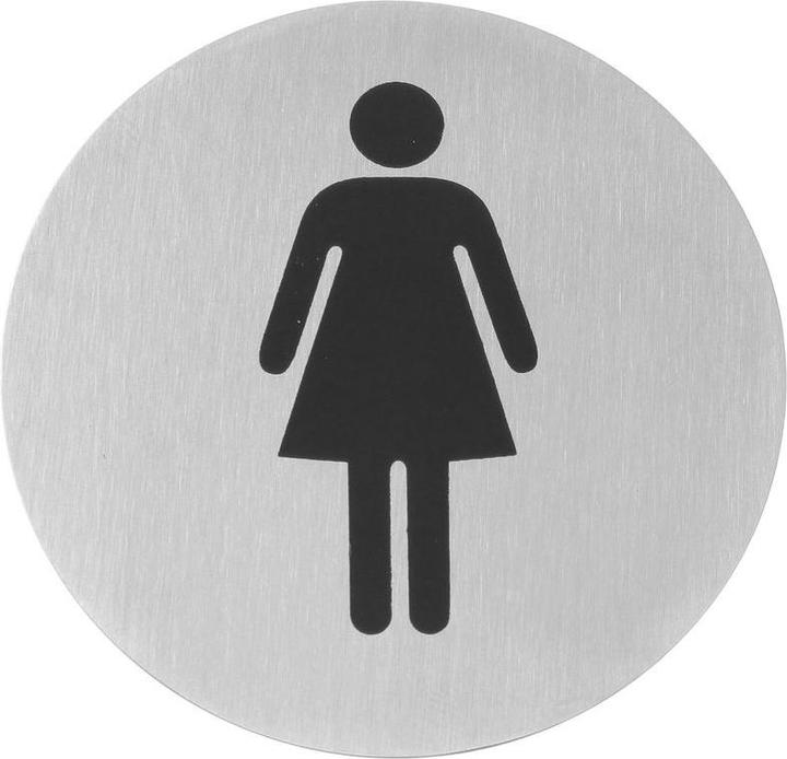 Produktbild Hendi Türschilder "Toilette" aus Edelstahl, satiniert