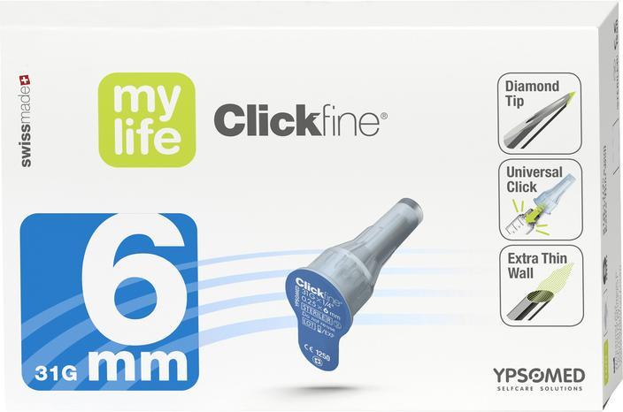 Image du produit Mylife Pen Nadeln 6mm 31G (neu) (Aiguilles de stylo + aiguilles jetables)