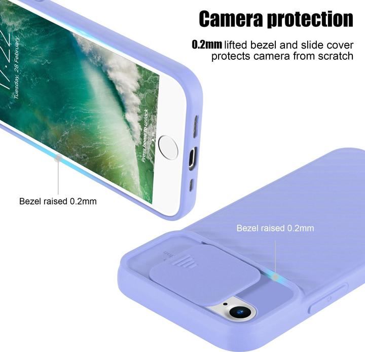 Actual product image Cadorabo TPU cover with camera protection (Apple iPhone 7, Apple iPhone SE (2nd Gen))