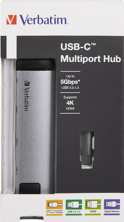 Actual product image Verbatim Multiport (USB-C, 1 Ports)