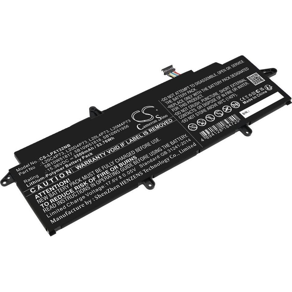 CS Cameron Sino Battery for Zandparts Battery For Lenovo ThinkPad X13 Gen 1 (Intel) 13.3", Batteria per notebook