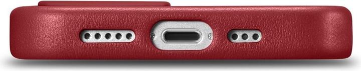 Actual product image iCarer Case Genuine Leather Cases for iPhone 14 Plus Red (MagSafe Compatible) (Apple iPhone 14 Plus)