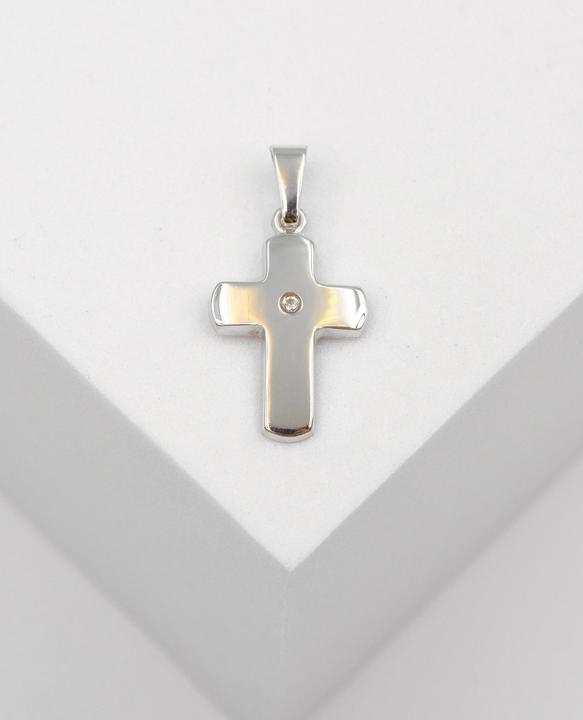 Produktbild Muau Kreuz (750/18K Weissgold)