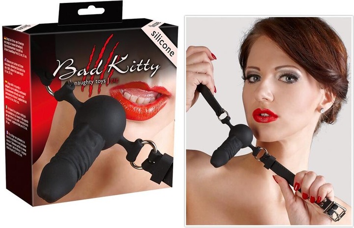 Image du produit Bad Kitty Bâillon en silicone pénis