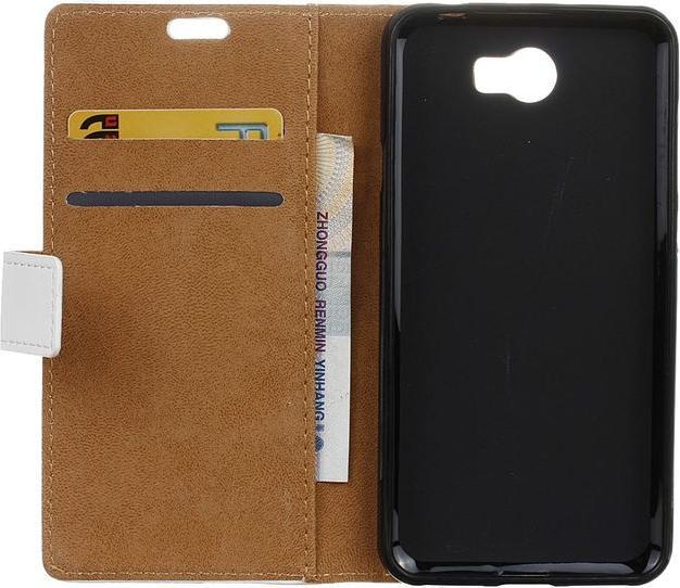 Produktbild MU Style Leder Flip Case mit Mädchen und fliegender Ballon (Huawei Y6 II Compact)