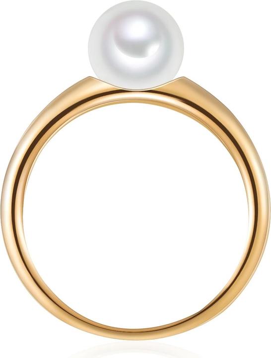Immagine prodotto Valero Pearls Perle d'acqua dolce d'argento da donna coltivate in oro giallo - 11922 (54, 925 Argento)