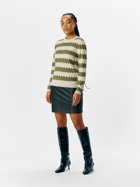 Immagine prodotto Object Gestreifter Strickpullover (L)