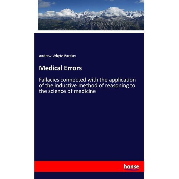 Medical Errors, Fachbücher von Andrew Whyte Barclay