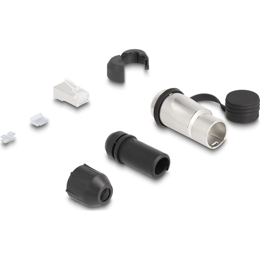 Delock 67067 RJ45 Modulstecker Cat.6a (Netzwerkkabel Stecker), Netzwerk Zubehör