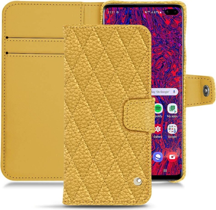 Noreve Lederschutzhülle Wallet (Samsung Galaxy S10 5G)
