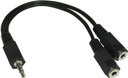 Produktbild InLine Y-Kabel 3,5 Klinke Stecker (0.20 m, 3.5mm Klinke (AUX))